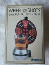 WHEEL of SHOTS...PERFECT PARTY DRINKING GAME Pour a Shot Spin the Wheel...REPEAT