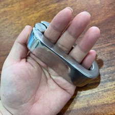 Stainless Steel Scrotum Cock Penis RingWeight Ball Stretcher Testicle Extender