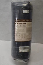 Ophanie Black Area Rug For Bedroom Living Room Fluffy Fuzzy Shag 4' x 5.3'