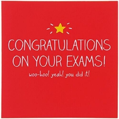 Happy Jackson card Congratulations on your exams - Picture 1 of 1