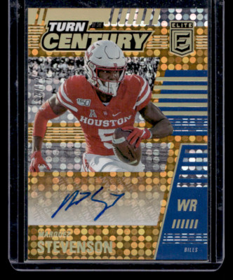 2021  Elite #TTC-MST Marquez Stevenson TOTC Autographs Black Gold SN25