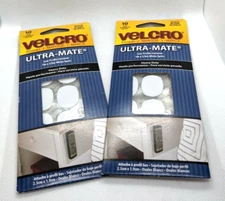  2 packs of hook and loop Industrial Strength fasteners 1"X3/4" 10 sets in each 