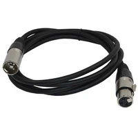 HQRP 6ft XLR / XLR Microphone Cable 3pin M/F for Shure SM7B SM48 SM58 SM86 SM87A