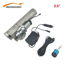 2.5" Electric Exhaust Valve I Pipe Straight Control Valve Kit with Remote Switch