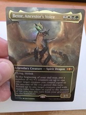 Betor, Ancestor's Voice (Borderless) Foil NM MTG Commander: Tarkir: Dragonstorm