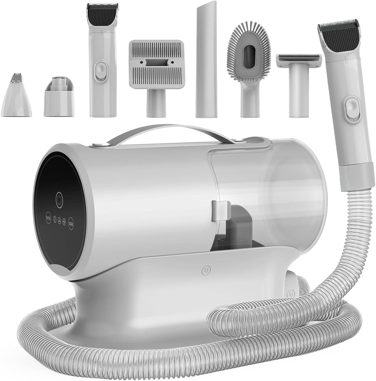 Dog Grooming Vacuum Kit With Clipper