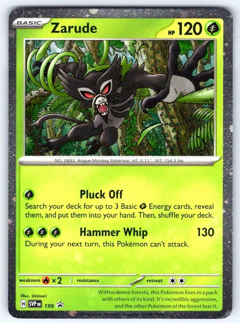 Zarude Pokémon TCG Cards for sale | eBay