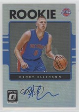 2016 Donruss Optic Rookie Signatures Holo Silver Prizm Henry Ellenson Auto 5h9