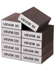 VEVOR Sanding Sponge 10Pcs 60/80/120/180/220 Washable & Reusable Sanding Blocks