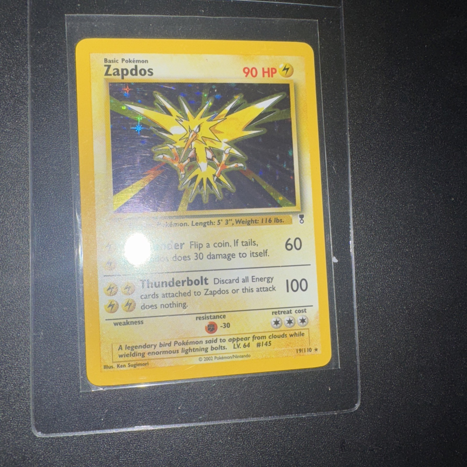 Zapdos 19/110 - Legendary Collection Holo Rare Pokemon TCG NM