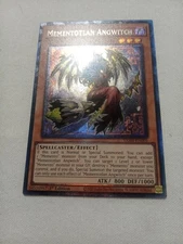 Yugioh Mementotlan Angwitch 1st Edition Collector Rare VASM-EN005