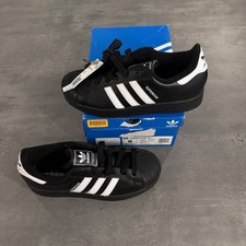 Adidas Superstar II J Youth Mens 6 Womens 7 Black White JH9977 Shell Toe Sneaker