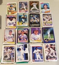 HUGE MLB 1,000 Baseball Card Team Lot: LA Dodgers HOF RC Stars Inserts +BONUS