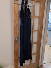 Women's Navy Evening Dress, Lipsy, Size 10, Petite