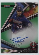 2022 Bowman's Best of Green Refractor 78/99 Royce Lewis #B22-RL Auto wu0