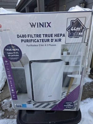 Brand New Winix D480 3 Stage True HEPA Air Purifier - White