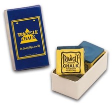Triangle Chalk 2 Piece IN The Small Original Box, Blue