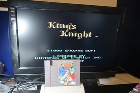 King's Knight Nintendo NES Cartridge - Tested & WORKS - see Screenshots!