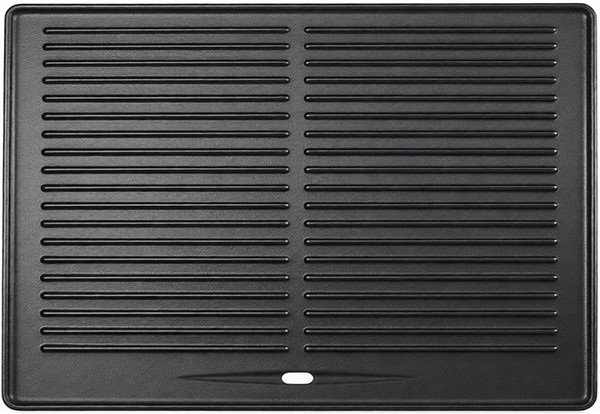 Wendeplatte Gusseisen 41,5 X 31Cm Grillplatte FüR Gasgrill ZubehöR Tepro-image