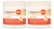 Superdrug Vitamin E Intensive All Over Body Cream 475ml 2 Pack Dry Skin Care