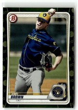 2020 Bowman #BP-34 Zack Brown Prospects Camo
