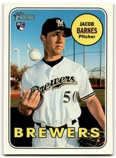 2018 Topps Heritage #507 Jacob Barnes
