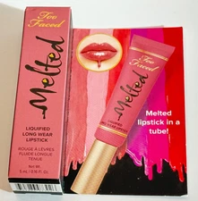 TOO FACED MELTED LIQUIFIED LONG WEAR LIPSTICK~CHIHUAHUA~TRAVEL SIZE~.16 OZ~NWB
