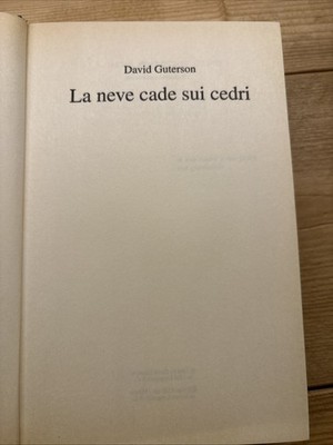 Schnee fällt auf Zedern, von David Guterson
