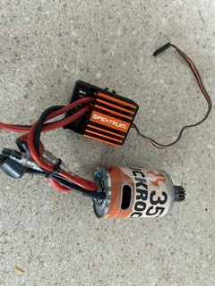 Spektrum 3s Brushed ESC and Motor