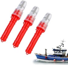 3Pcs Boat Flares,Safety Kit Signals,Electronic Boat Flare Coast Guard Approved