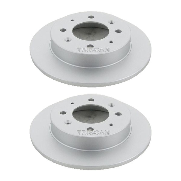 2 Bremsscheiben Voll Ø 258 Mm Triscan Bremsen-Expertise FüR U.A. KIA Cerato-image