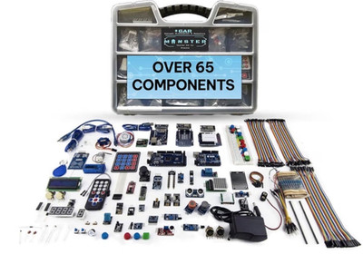 Monster Starter Kit for Arduino - Robotics & IoT Development | Comprehensive 5-B