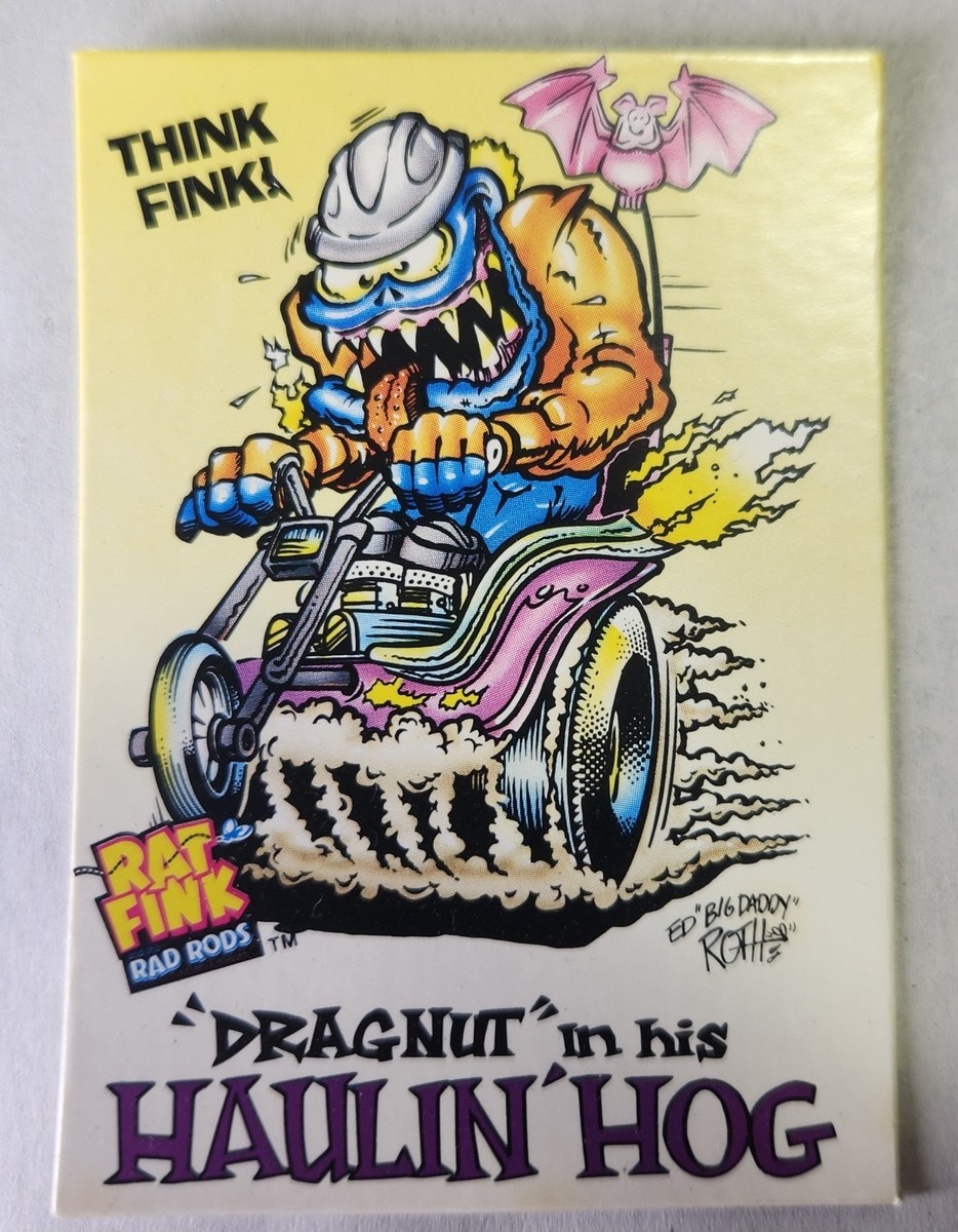 SF・ファンタジー・ホラー RAT FINK/DRAGNUT in his HAULIN HOG Vintage Rat Fink Rad Rods Dragnut On His Haulin' Hog. Complete