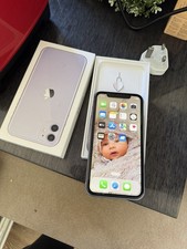 Apple iPhone 11 128GB Unlocked Smartphone Purple, Mint, 87% Battery