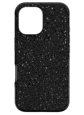 Swarovski High Smartphone Case, iPhone  16, Black