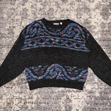 Vintage 90s Abstract Knit Sweater
