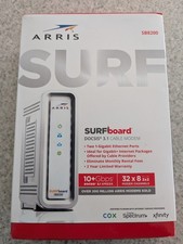ARRIS SURFboard SB8200 DOCSIS 3.1 Cable Modem Gigabit Ethernet 2 Ports