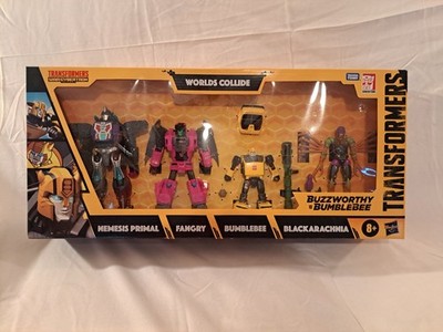 Transformers WFC Buzzworthy Bumblebee Worlds Collide Target Exclusive 4 Pack