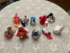Ty Beanie Babies Lot of 10 Birds Theme Excellent Condition with Tags