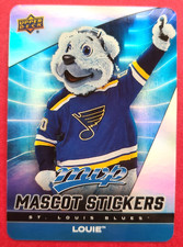 2025-26 UD MVP Hockey - MASCOTT STICKERS - Louie #MS-23