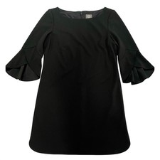 Vince Camuto Black Dress with 3/4 Length Tulip Sleeves New Without Tags Size 8