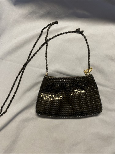 Purse Vtg Emp Orr Beaded Handbag Black Art Deco MCM Evening Bag Classic Retro