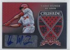 2018 Panini Chronicles Crusade Signatures Yairo Munoz #CS-YM Auto 5c2