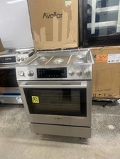 Bosch 800 Series HDI8056U 30" Slide-In Dual Fuel Stainless Steel Range