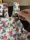 Vintage Day Sportswear Girls Floral Shortalls Overalls Size 2T NWT — photo 4