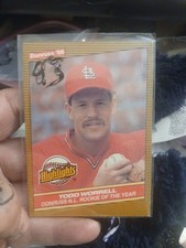 1986 Donruss #43 Todd Worrell Rookie St. Louis Cardinals Baseball Card. rookie card picture