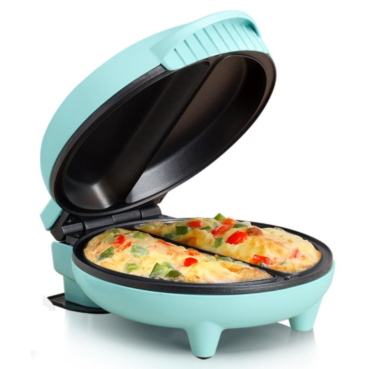 Holstein Housewares Stainless Steel 2 Section Omelet & Frittata Maker, Non St...