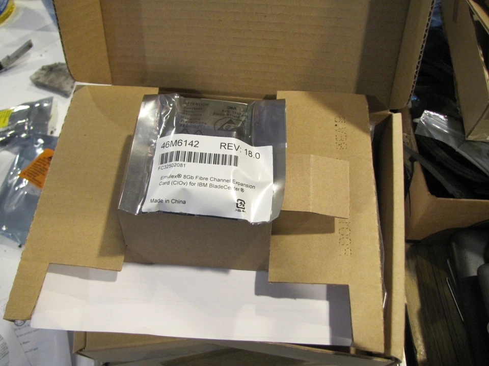 IBM Emulex 46M6140 8Gb Fibre Channel Expansion Card CIOv for BladeCenter - Image 3 of 4