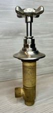 Hot Water Faucet Valve Body with Cross Handle - Brass Replacement Part