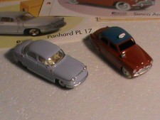 lot 2 voitures DINKY TOYS/ATLAS/547 PANHARD PL17/24UT SIMCA ARONDE TAXI